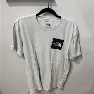 The North Face White Tee with Black Logo